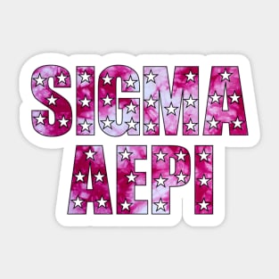 Sigma AEPi Star Sticker